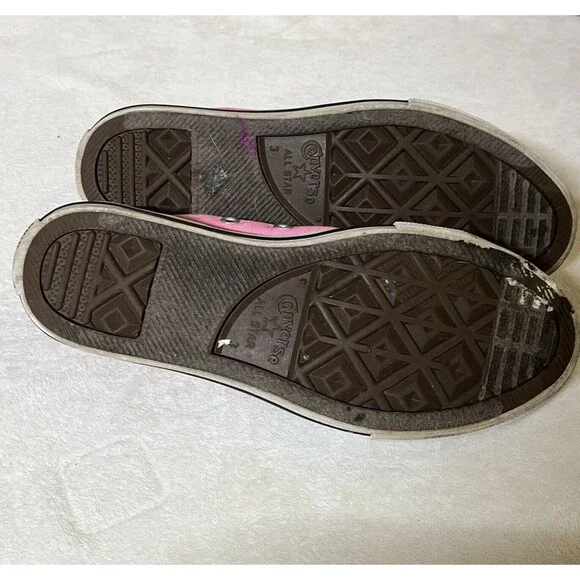 Converse Chuck Taylor All Star Pink Canvas Shoes Sneakers Youth Size US Size 3 - Picture 8 of 8